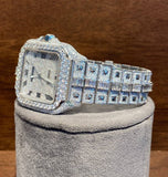 Moissanite Iced Out Baguette Cut Hip Hop Watch