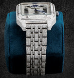 Iced Out Moissanite Unique Luxury Wrist Watch For Women