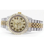 VVS1 Moissanite Diamond Iced Out Wrist Watch For Men's