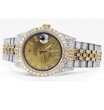 Moissanite Iced Out Datejust Luxury Wrist Watch