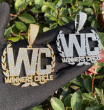 Iced Out Winners Circle Letter Moissanite Hip Hop Pendant