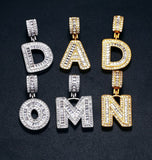 Customized Iced Out Baguette Cut Moissanite Pendant