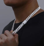 Iced Out Moissanite Diamond Elegant Look Hip Hop Chain