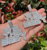 Premium WE THE BEST Iced Out Moissanite Pendant