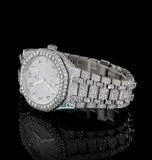 Automatic Iced Out Moissanite Diamond Watch For Men's