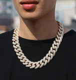 Iced Out Moissanite Hip Hop Style Cuban Link Chain