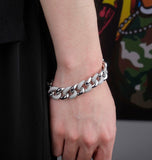 Cuban Link Iced Out Moissanite Men's Bracelet