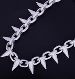 Iced Out Moissanite Diamond Spiked Thorns Hip Hop Chain