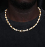 Iced Out Moissanite Diamond Box Ball Hip Hop Chain