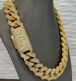 Moissanite Diamond Iced Out Cuban Link Chain For Him