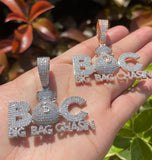 BIG BAG CHASIN Moissanite Custom Iced Out Pendant