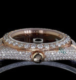 Iced Out Elegant Moissanite Diamond Wrist Watch For Him