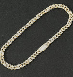 Iced Out Moissanite Diamond G Link Hip Hop Necklace