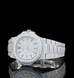 Celebrity Style Iced Out Moissanite Diamond Wrist Watch