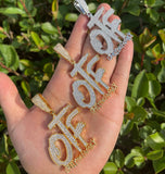 Custom Made OTF VVS1 Moissanite Hip Hop Pendant For Him