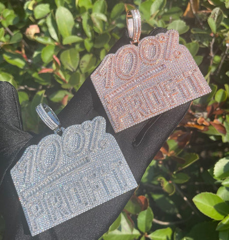 Baguette Cut Moisanite Custom Made 100% Profit Hip Hop Pendant