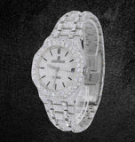 Full Body Iced Out Moissanite Diamond Wrist Watch