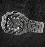 Black Moissanite Iced Out Hip Hop Luxury Watch