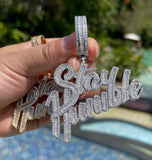 Moissanite Stay Humble Iced Out Hip Hop Pendant