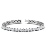 Moissanite Diamond Pear Cut Tennis Bracelet