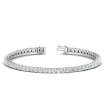 Asscher Cut Moissanite Tennis Bracelet