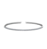 Round Cut Moissanite Diamond Tennis Bracelet