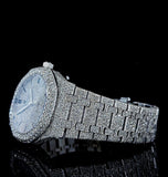 Iced Out Moissanite Diamond Stylish Automatic Watch For Men's