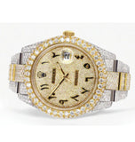 Arabic Numeral Full Body Iced Out Moissanite Watch