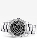 Moissanite Diamond Iced Out Datejust Wrist Watch