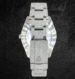 Luxury Iced Out Watch Moissanite Diamond Wrist Watch