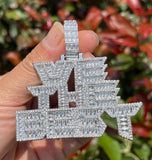 Premium WE THE BEST Iced Out Moissanite Pendant