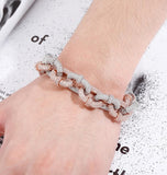 Iced Out Moissanite Hip Hop Bracelet For Him