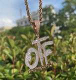 Custom Made OTF VVS1 Moissanite Hip Hop Pendant For Him