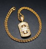 Moissanite Iced Out Baguette Cut Hip Hop Pendant For Him