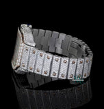 Iced Out Moissanite Diamond Automatic Movement Watch