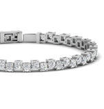 Moissanite VVS1 Round Cut Tennis Bracelets