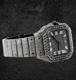 Black Moissanite Iced Out Hip Hop Luxury Watch
