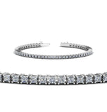 Princess Cut Moissanite Tennis Bracelet