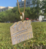 Baguette Cut Moisanite Custom Made 100% Profit Hip Hop Pendant