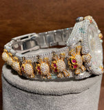 Moissanite Full Iced Out Skull Style Watch For Halloween Gift
