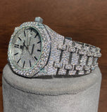Iced Out VVS1 Moissanite Hip Hop Wrist Watch For Him