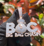 BIG BAG CHASIN Moissanite Custom Iced Out Pendant
