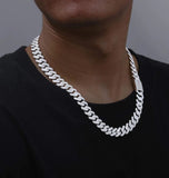 Iced Out Moissanite Diamond Elegant Look Hip Hop Chain