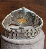 Arabic Numeric Iced Out Men's Watch Moissanite Watches