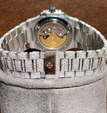 Iced Out Moissanite Automatic Movement Watch