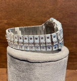 Moissanite Iced Out Baguette Cut Hip Hop Watch