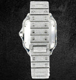 Iced Out VVS1 Moissanite Diamond Elegant Wrist Watch