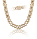 Fancy Iced Out Moissanite Diamond Cuban Chain For Him