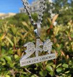 Born for Greatness Moissanite Hip Hop Pendant For Him