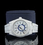 Moissanite Diamond  Automatic Movement Luxury Wrist Watch